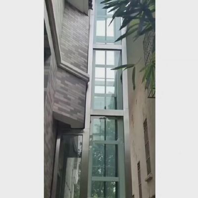 स्वचालित दरवाजे और आपातकालीन स्टॉप के साथ सुरक्षा पेंच चालित लिफ्ट