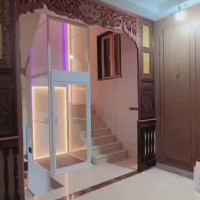 400 किलोग्राम घर पेंच चालित लिफ्ट कॉम्पैक्ट होम लिफ्ट 50 फीट यात्रा ऊंचाई