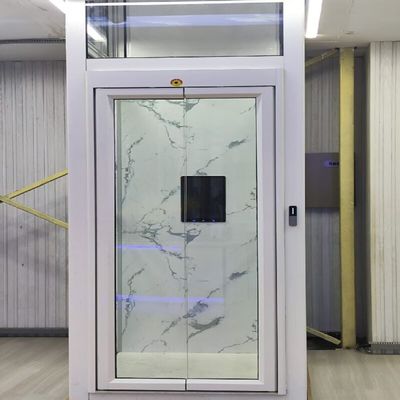 चिकनी हाइड्रोलिक होम लिफ्ट 0.2-04 एम/एस माइक्रोप्रोसेसर आधारित 400 किलोग्राम भार क्षमता