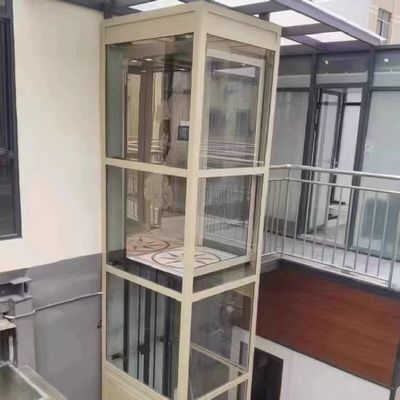14.5M ऊंचाई हाइड्रोलिक आवासीय लिफ्ट आपातकालीन स्टॉप होम लिफ्ट हाइड्रोलिक