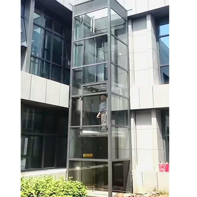 12M लिफ्टिंग हाइट कॉम्पैक्ट लिफ्ट 400KG हाइड्रोलिक छोटे घर लिफ्ट
