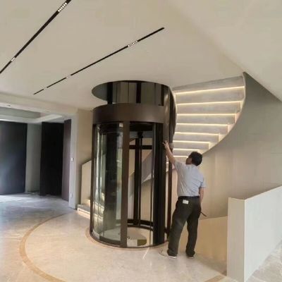 गियर रहित विशेष लिफ्ट 14.5M यात्रा ऊंचाई घरेलू लिफ्ट