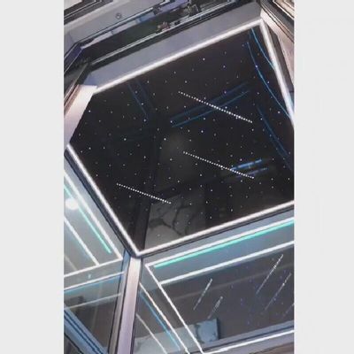 विचित्र ट्रैक्शन होम लिफ्ट वीवीवीएफ नियंत्रण गियरलेस एसएस केबिन लिफ्ट 1 साल की वारंटी