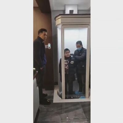 घर के लिए अनुकूलन योग्य कैप्सूल लिफ्ट 2 मंजिलें होम कैप्सूल लिफ्ट