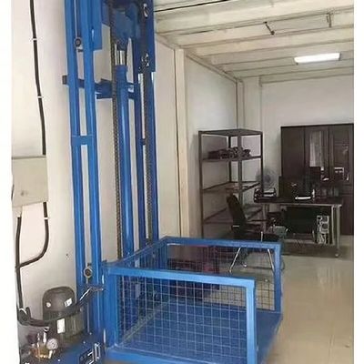 1M-12M लिफ्टिंग हाइड्रोलिक कार्गो लिफ्ट सुरक्षा इंटरलॉक कार्गो लिफ्ट लिफ्ट