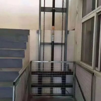 1T 2T हाइड्रोलिक कार्गो लिफ्ट आवासीय माल लिफ्ट अनुकूलित