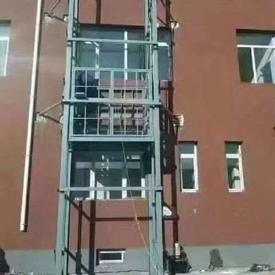 3m-12m ऊंचाई हाइड्रोलिक कार्गो लिफ्ट 380V हाउस के लिए कार्गो लिफ्ट