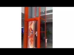 गर्म लाल प्लेटफार्म कर्षण घर लिफ्ट